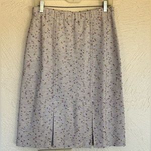 St. John straight skirt with pleats